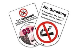 No Smoking Tax Disc Holder