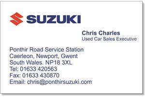Full Colour Business Cards - Un-Laminated