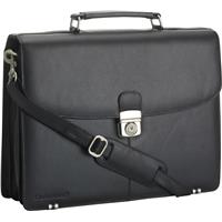Charles Dickens® leather briefcase