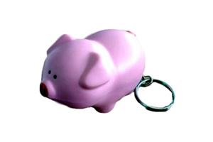 PIG KEYCHAIN 2 Stress Ball