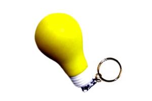 LIGHTBULB KEYCHAIN Stress Ball