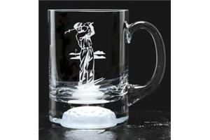 Crystal Golf Ball Base Tankard 140mm high 55cl capacity