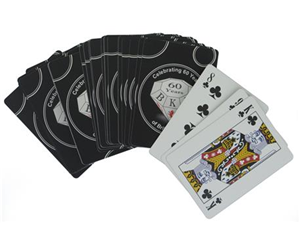 Printed Playing Cards and Holder