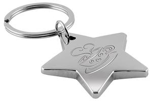 Star Shaped Keyring