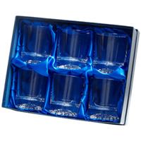 Satin lined box to hold 6 tumblers