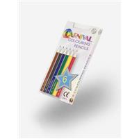 Carnival Colouring Pencils Half Size 6 Pack