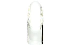 White fire Optical Crystal Medium Cylinder Award