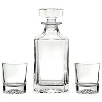 Large decanter (DE1) and 2 tumblers (AWS) supplied in a