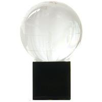 Crystal 60Mm Globe On A Black Base