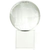 Crystal 60Mm Globe On A Clear Base