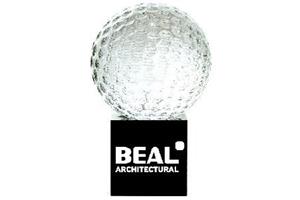 Crystal 60Mm Golf Ball On A Black Base Supplied In Satin Box