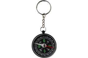 Key holder with compass