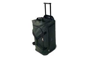 Travel bag with extendible grip 