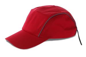 Cap with two reflective strips