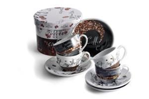 Cappuccino Cups and Saucers