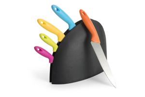Five Steel Kitchen Knives