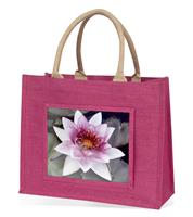 Large Jute Bag - Pink