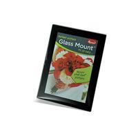 4 x 6" Photo Insert Glass Mount w/ Soft Touch Frame - Lime Green