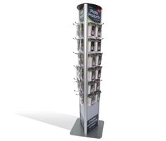 Retail Floor Display Tri Stand 1820mm / 72" (h)