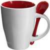 Coffee mug with spoon 
