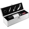 Wine set in aluminium gift box