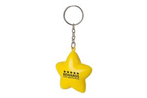 Stress Star Keyring