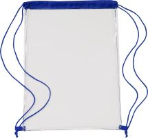 Transparent drawstring backpack