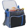 Cooler bag in a 600D polyester material. 