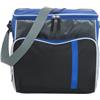 Cooler bag in a 600D polyester material. 