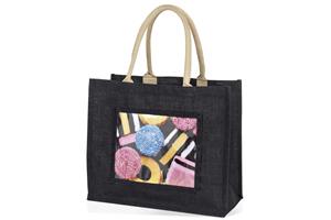 Large Jute Bag - Black