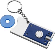 Key holder with coin (€0.50)