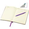 PU notebook with matching colour ribbon marker.