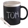 Ceramic mug with chalk, (sold per 36 pcs)