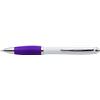 Cardiff ballpen with white barrel.