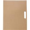 Folder with natural card cover,