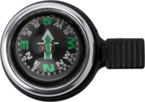 Bicycle bell with compass.