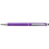 Plastic twist action ballpen with blue ink.  