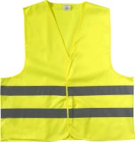 High visibility safety jacket polyester (150D)