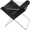 Foldable barbecue grill. 
