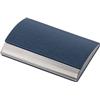 Horizontal, curved business card holder.