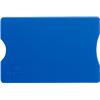 Plastic card holder with RFID protection. 