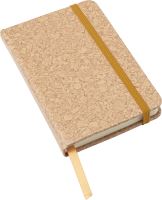 Notebook with a PU cork effect cover.