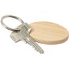 Oval wooden key holder. 