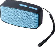 Bluetooth speaker in a rubberised case.