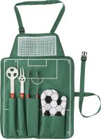 Barbecue set with apron