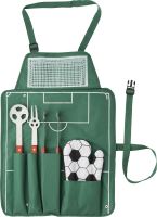 Barbecue set apron, Football