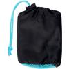 Sports towel in a drawstring nylon pouch