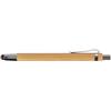 Bamboo ballpen with a rubber tip and black ink.