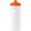 Drinking bottle (500ml) made from 100% recyclable plastic. 