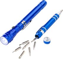 Torch and screwdriver